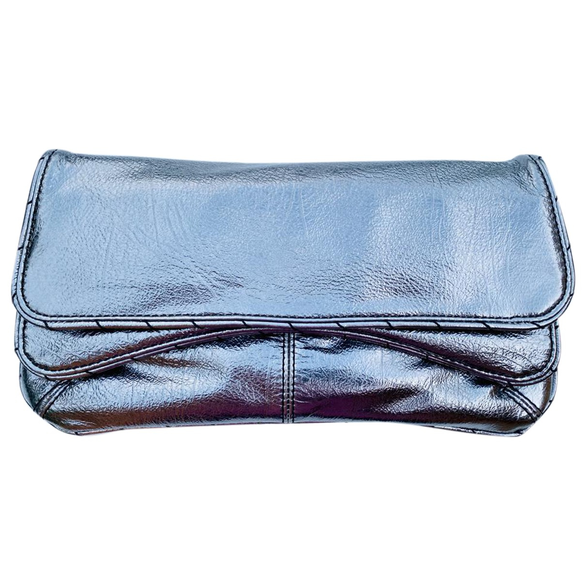 nine west silver purse